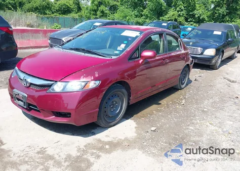 2009 Honda Civic Lx из США, поврежденный, VIN 2HGFA16589H528668
